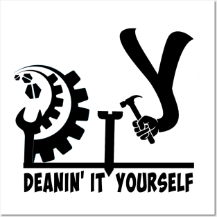 DIY - Black Logo (Small) Posters and Art